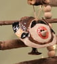 Ceramic Goldfinch bell