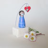 NHS Nurse Small Peg Doll