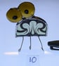 Infestive painted stained glass dome shaped  Bugs with painted eyes and bodies - Image 5