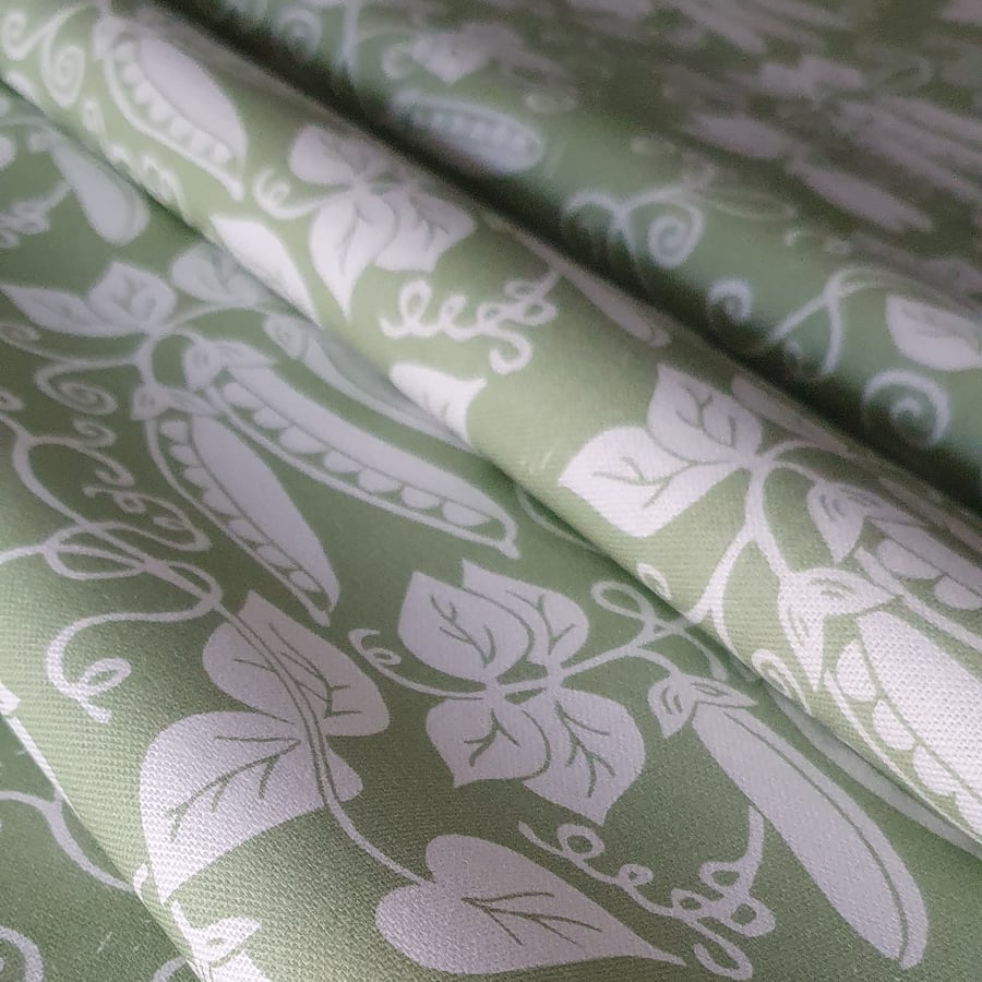 Green 'Pea' Fabric