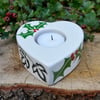 Holly & Ivy Christmas Tea Light Holder