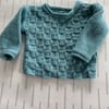 Jumper with squares pattern 