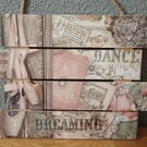 Wall Hanging Collage - Satin Serenade