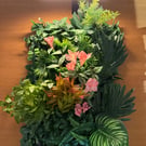 Sun Dappled Dene 60cm x 40cm Luxury Handmade Faux Green Wall