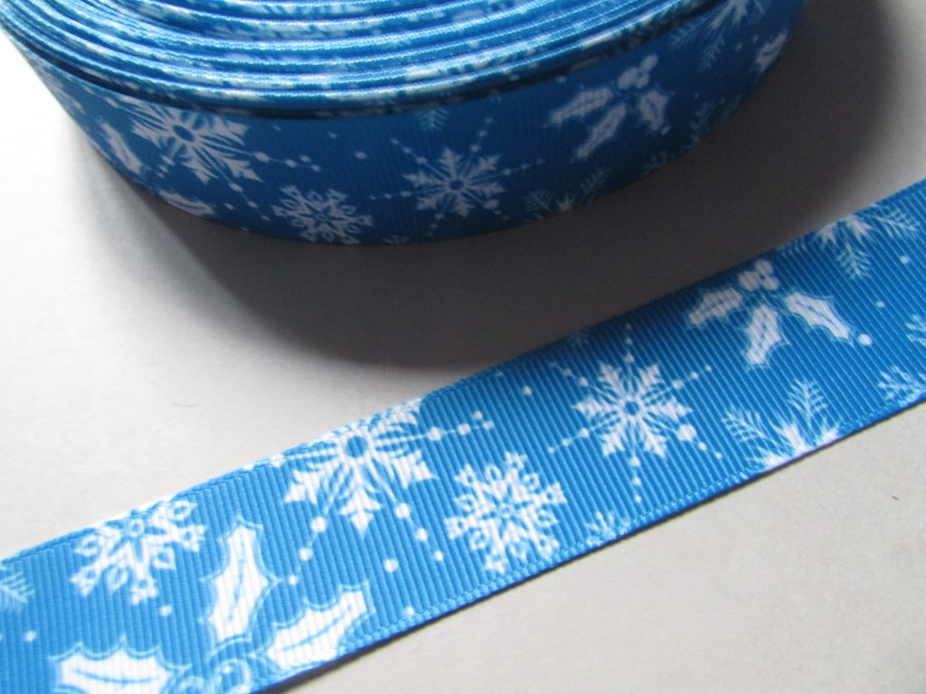 Christmas Grosgrain Ribbon x 1 metre