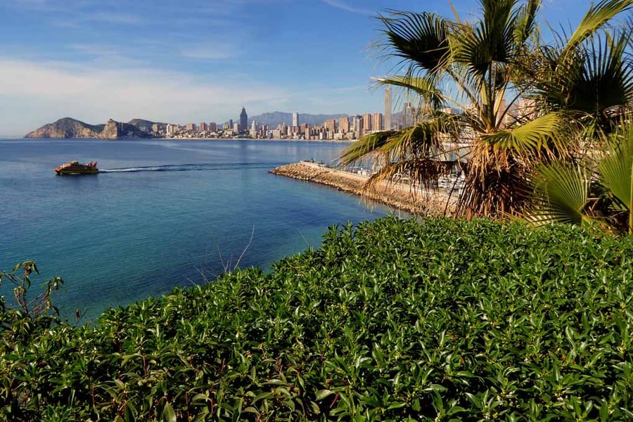 Benidorm Poniente Beach Costa Blanca Spain Photograph Print