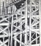 Line drawing of an Edinburgh building site - Image 3