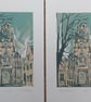 Tom Tower - Oxford linoprint - Image 4