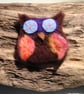 Cute Felt Owl Brooch - UK Free Post - Image 1