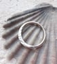 Sterling Silver Stacking Ring Size P - Image 1