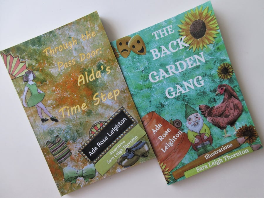 Beautiful Bundle Back Garden Gang and Alda's Time Step Children's Book Paperback