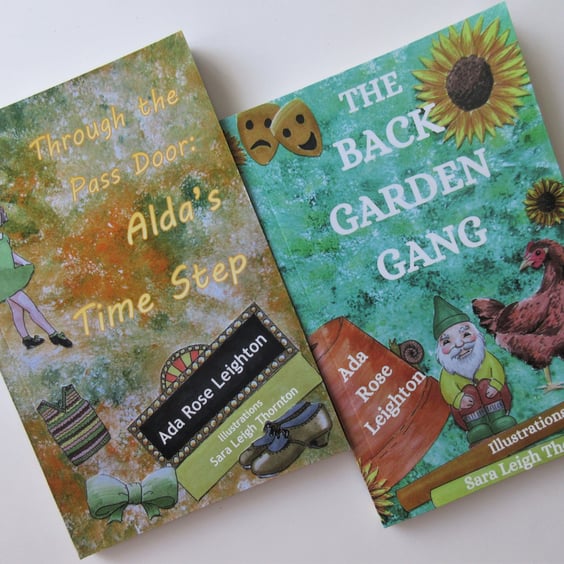 Beautiful Bundle Back Garden Gang and Alda's Time Step Children's Book Paperback