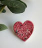 cherry blossom mini ceramic brooch - Image 1