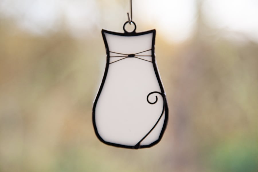 Stained Glass Cat SunCATcher