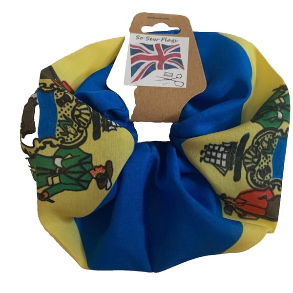 Delaware US State Flag Hair Scrunchie Scrunchies Accessory Band Elastic