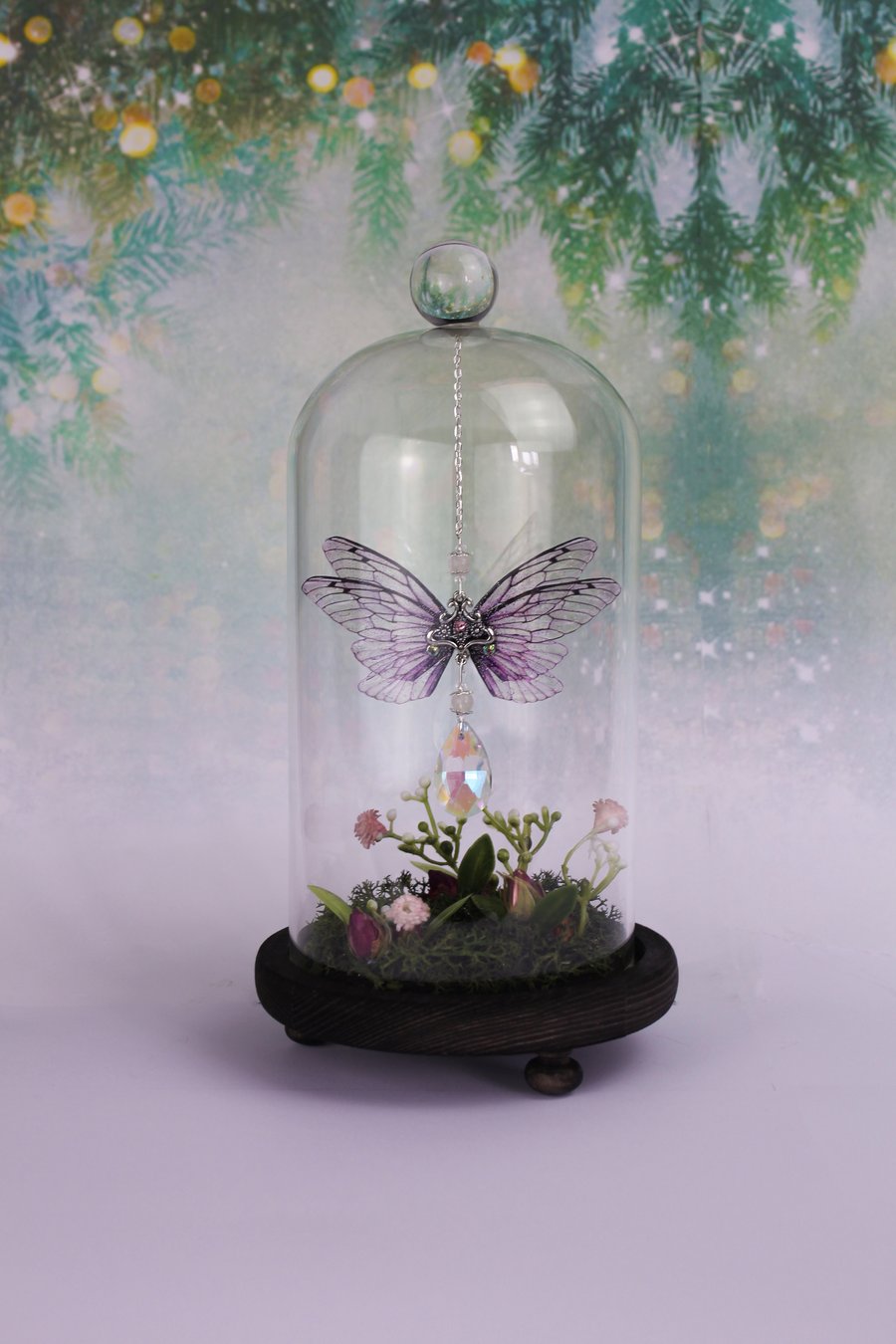 Stunning Fairy Bell Jar Wish Fairytale Fairy Wings Fairycore Pagan Cottagecore