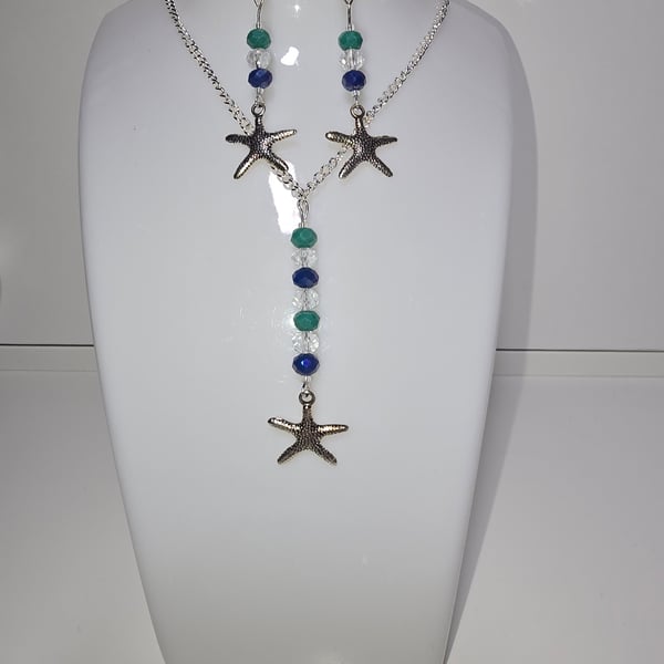 Starfish jewellery set