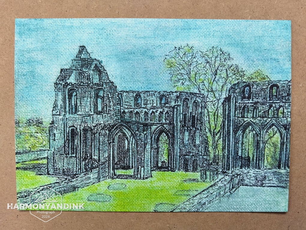 Dundrennan Abbey - Mini Print