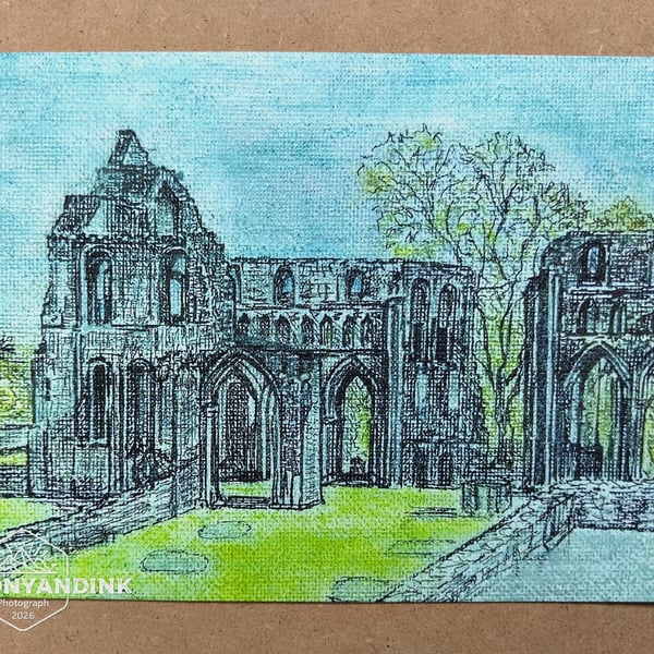Dundrennan Abbey - Mini Print