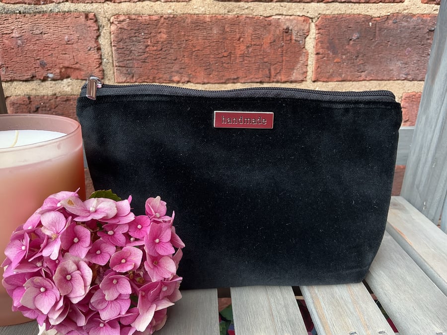 Velvet Zip Pouch