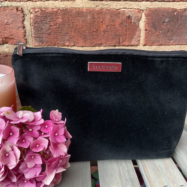 Velvet Zip Pouch