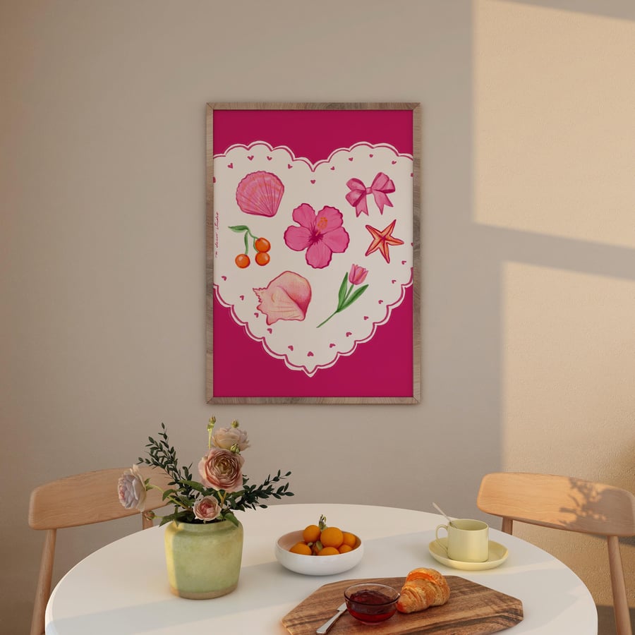 Summer Lovin' Art Print Poster