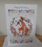 CUTE BULLDOG HANDMADE BIRTHDAY CARD. - Image 3