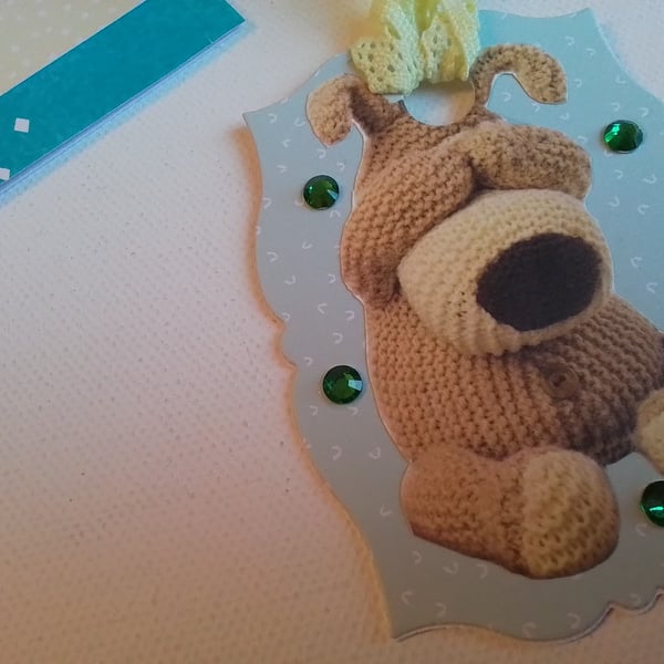 Card and gift tag set. Boofle.Card for any occasion. CC822