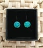 Pretty Resin Druzy Earring in Sparkling Aqua - Image 1