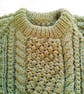 Cable Pattern Child's Jumper with Round Neck, Children's Clothes, Winter Jumper - Image 6