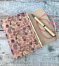Cork Journal Notebook with Pink and Purple Bubbles - Image 2