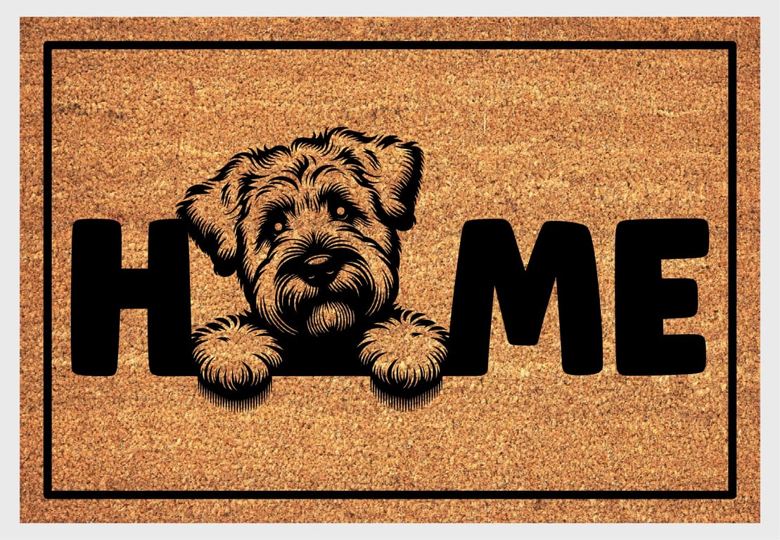 Wheaten Terrier Home Door Mat No.2 - Wheaten Terrier Welcome Mat - 3 Sizes