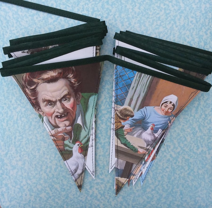 Vintage paper bunting - Jack and the Beanstalk