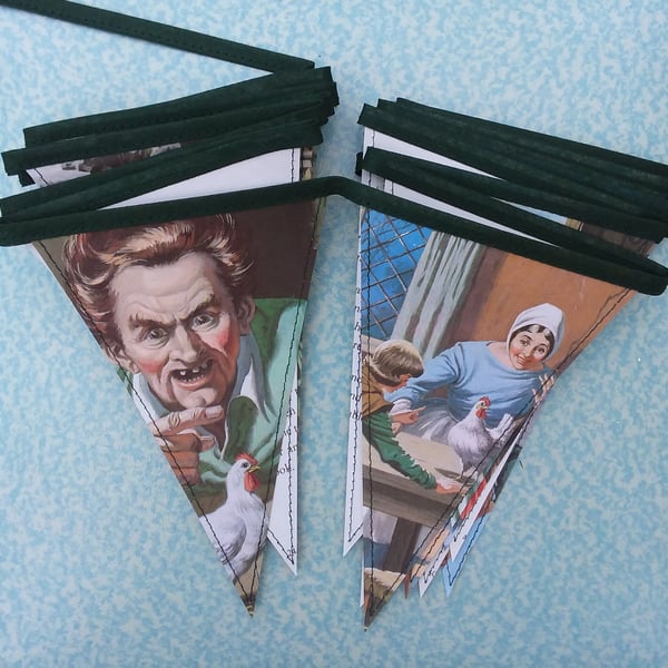 Vintage paper bunting - Jack and the Beanstalk