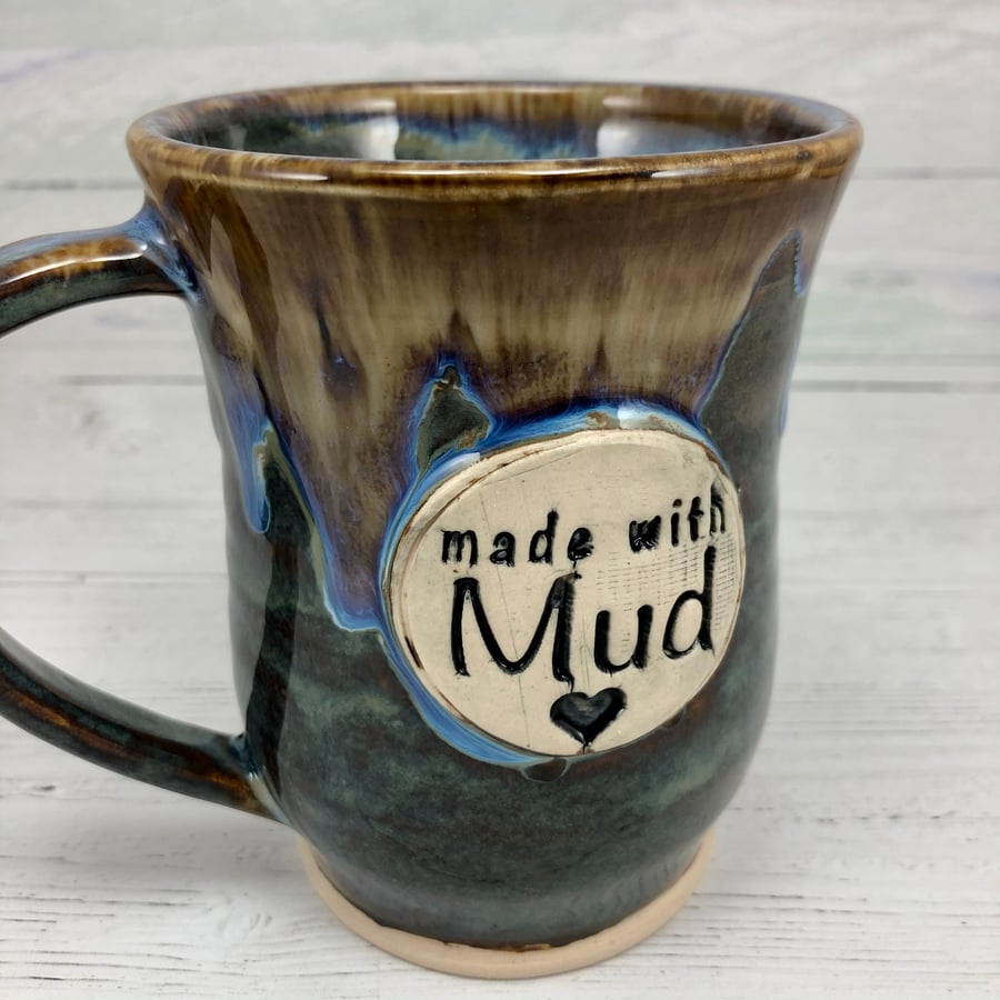 Made With Mud Wheel Thrown Pottery Mug