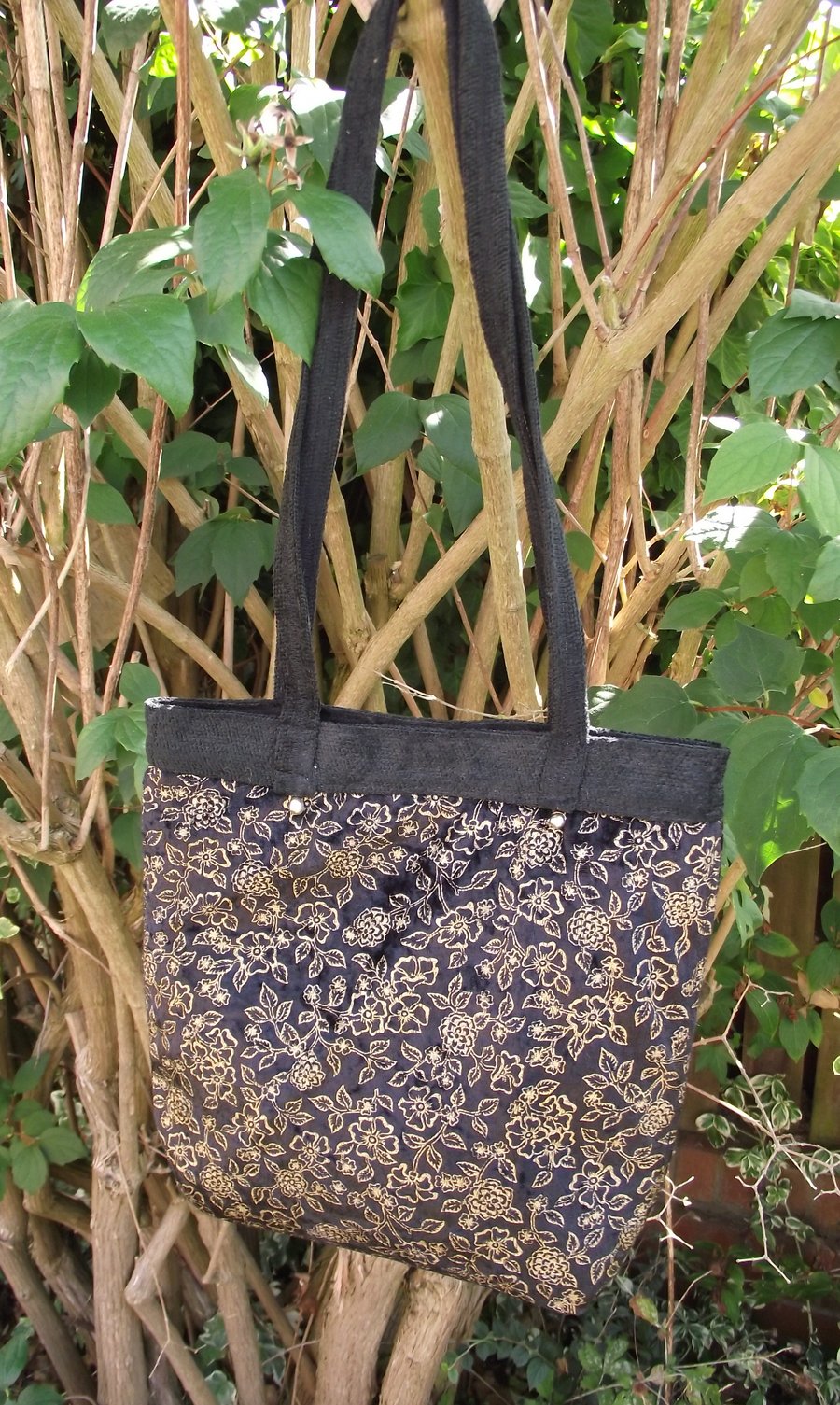 Evening shoulder bag in black and gold,evening bag special occasion bag