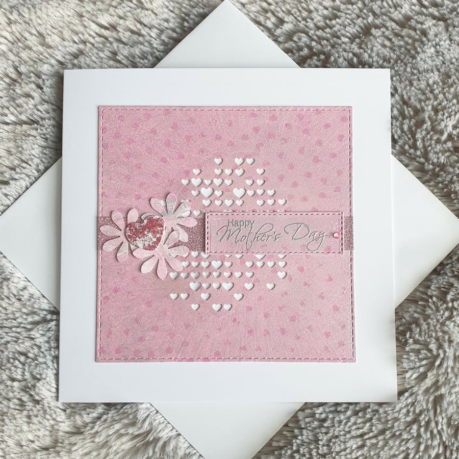 Pink Mother's Day Card 