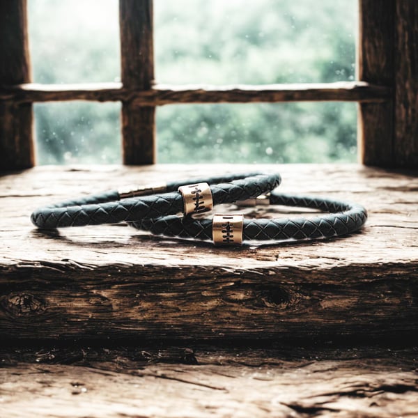 Copper 7th Wedding Anniversary Tally Bracelet - Gift Boxed - Free Delivery