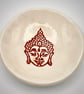 Ceramic trinket dish with Buddha design - Image 1
