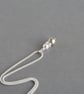 Champagne Pearl Drop Necklace - Beige Bridesmaid Gifts - Wedding Jewellery - Image 2