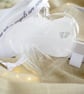 Baby Memorial Feather Bauble, Baby Feet Heart Glass Christmas Ornament, Remembra - Image 9