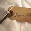 Steampunk Christmas Noel Key Tag