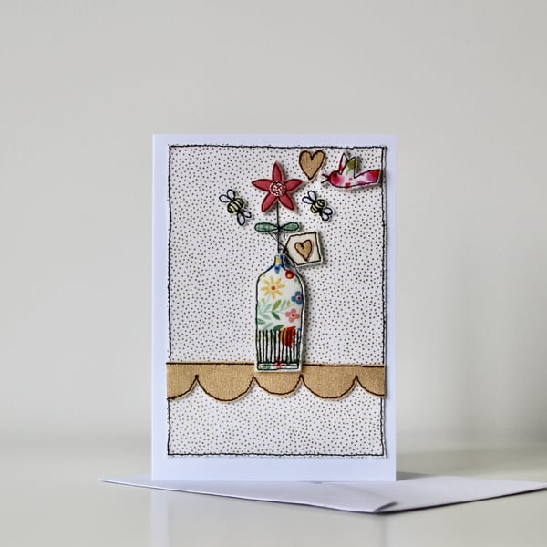 Handmade Blank Card Number 6