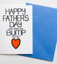 Father's Day Love From The Bump  I Can't Wait To Meet You New Dad Greetings Card - Image 3