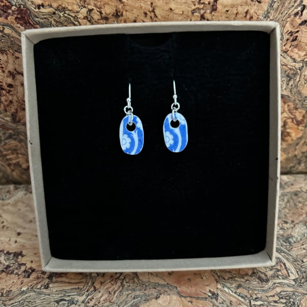 Handmade One of a Kind Ceramic Earrings, Eco Friendly Gifts. Zero Waste.
