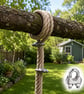 Personalised Solid Oak Rope Swing – Handmade Garden Gift - Image 5