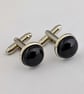 Black onyx cufflinks - Image 1
