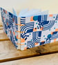 A6 Mixed Media Sketchbook with Unique, Hand-printed Covers and Coptic Binding.