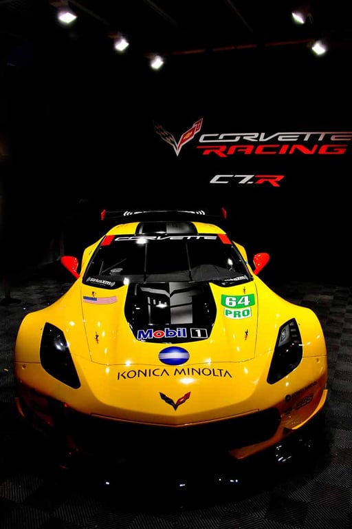 Chevrolet Corvette C7.R Front View Photograph Print