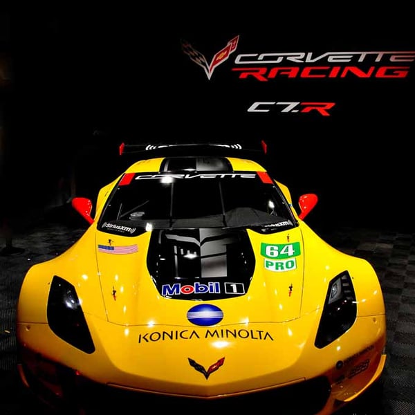 Chevrolet Corvette C7.R Front View Photograph Print
